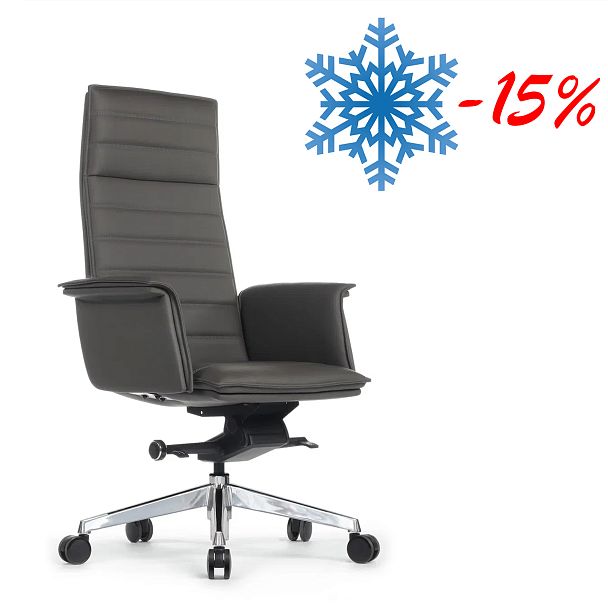 Кресло Rubens A1819-2 Антрацит (MB917) натуральная кожа 68*68*119-125 - Вид 3