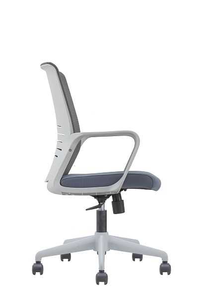 Кресло офисное / Betta grey / серый пластик / серая сетка / серая ткань - Вид 3