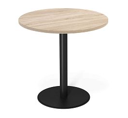 Стол Sheffilton SHT-TU43/TT 80 ЛДСП черный муар/дуб сонома - Фото предпросмотра