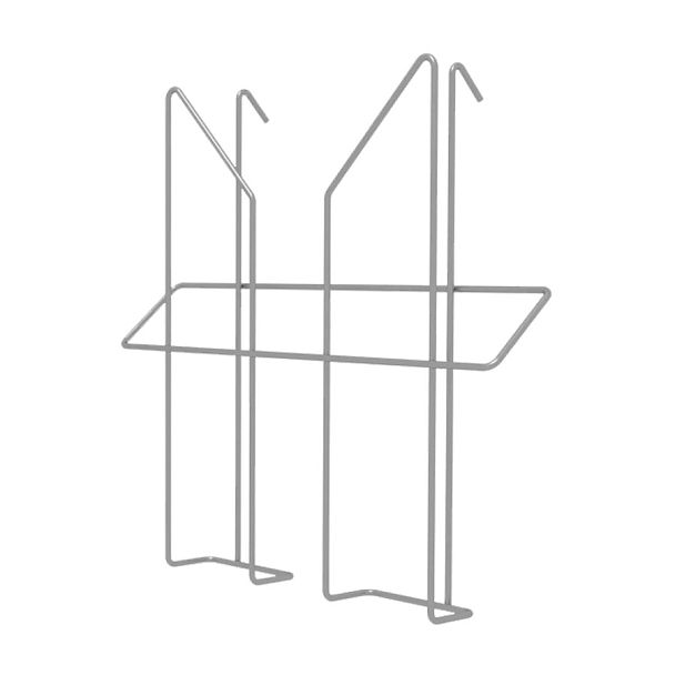 Лоток навесной для стоек ПАРУС, А4, 220х225х50 мм, проволочный, хром, 290445 - Вид 1