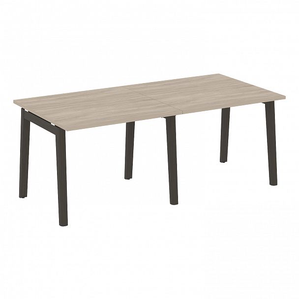 Стол переговорный (2 столешницы) "Onix wood" OW.PRG-2.1 дуб аттик/дуб темный - Вид 1