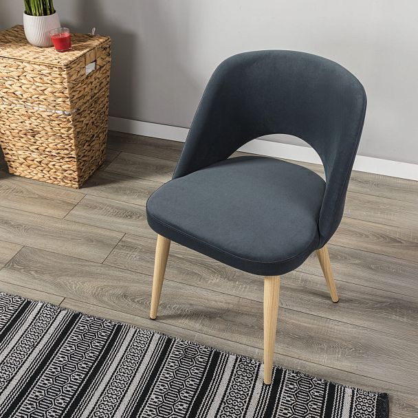 Стул Lars Diag grey/нат.дуб - Вид 13