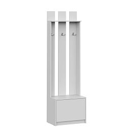 мс Айден ВШ06-600 серый ЛДСП/серый ЛДСП (СНЯТО) - Фото предпросмотра