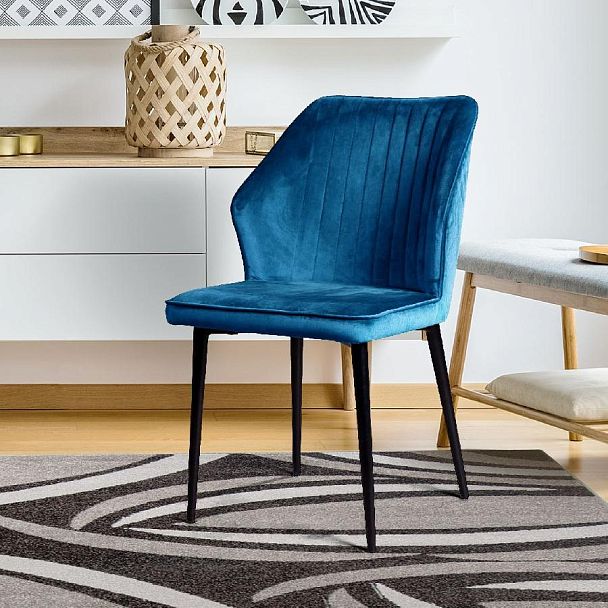 Стул Berg, бархат синий 29 - Вид 15
