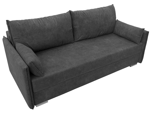 Диван прямой Сайгон Велюр серый - Вид 5