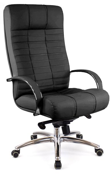 Кресло Everprof Atlant (Атлант) AL M Экокожа Черный - Вид 1