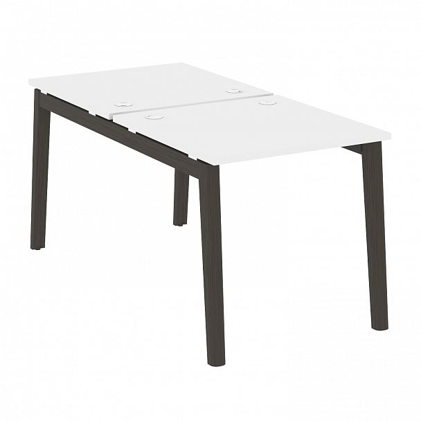 Рабочая станция "Onix wood" OW.D.RS-2.0.8 белый/дуб темный - Вид 1