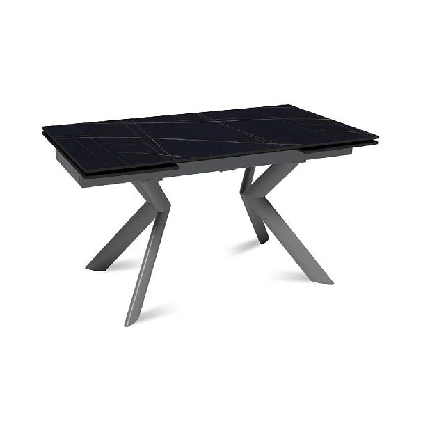 Стол раскладной Bridge (140+40+40), керамика матовая Black Gold - Вид 1