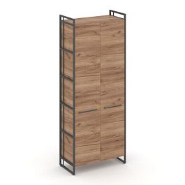 Rift Шкаф 5 ниш широкий RF.SS-51 Дуб Табак/Металл Антрацит 798*396*2010 - Фото предпросмотра