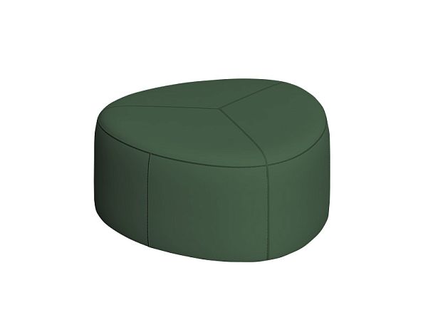 Пуф СОФТИ СФ-85 85х85х41,5h Oregon 01 (кожзам) зеленый "Пуфы и банкетки"  ТК-002920003498 зеленый - Вид 1