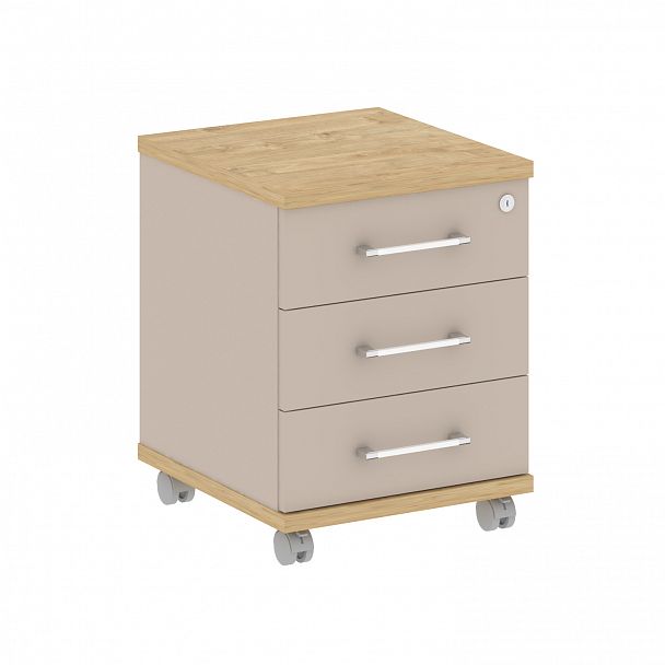 Тумба "Shift" SK.TM тиквуд светлый/капучино - Вид 1