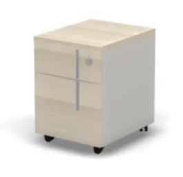 RAC022-40x50 ACCORD Тумба, 1 ящик+1 файлбокс, правая 408х500х557 Сосна Аланд/Серый камень - Фото предпросмотра