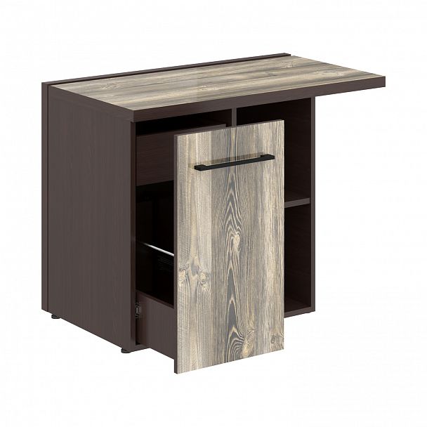 Тумба приставная "Morris" MCRT 1055(L/R) дуб базель/венге - Вид 1