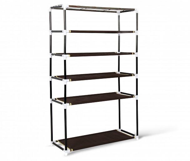 Полка д/обуви с чехлом Sheffilton SHT-SR1 темно-коричневый - Вид 6