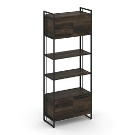 Rift Шкаф 5 ниш широкий RF.SS-54 Дуб Мали/Металл Черный 798*396*2010 - Фото предпросмотра