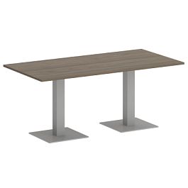 Home Office Стол прямоугольный VR.SP-5-180.2 Вяз/Серый металл 1800*900*750 - Фото предпросмотра