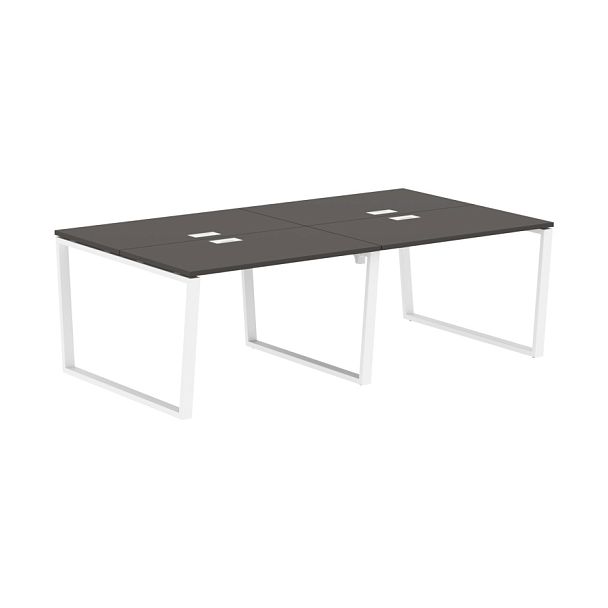Стол 4-х местный EVWST 2313 Мокко/Белый 2326х1346х750 EDIS - Вид 1