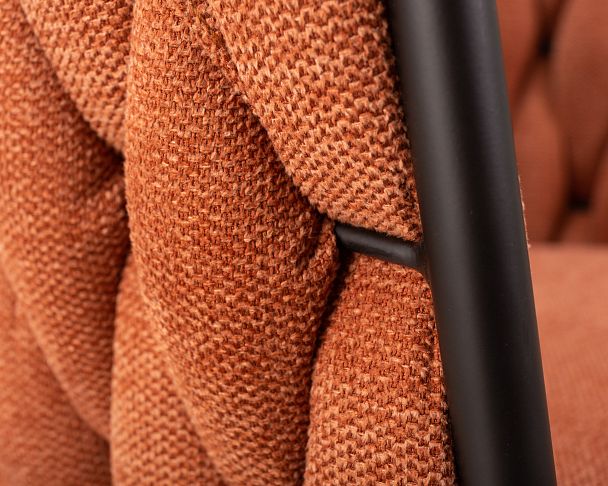 Стул обеденный DOBRIN MATILDA (оранжевая ткань (LAR 275-27)) - Вид 9