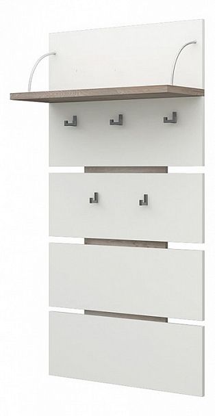 Вешалка настенная Домино нельсон СТ-50 Белый/Нельсон - Вид 1