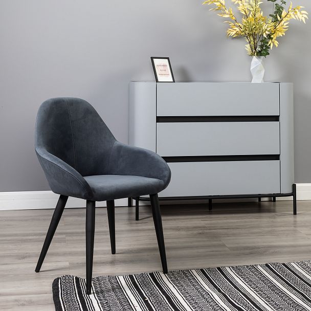 Кресло Kent Diag grey/черный - Вид 9