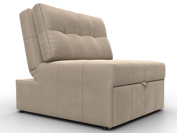 Кресло-кровать Лига-107 (80) Велюр бежевый - Вид 3