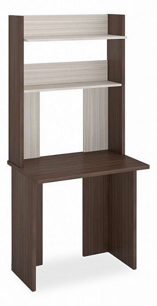 Стол компьютерный Домино Lite СКЛ-Прям80Р+НКЛХ Карамель/Шамони - Вид 1