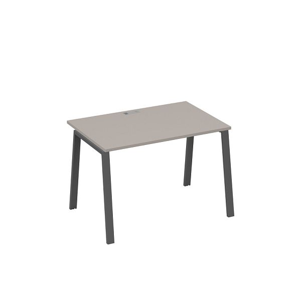 Стол письменный на металлокаркасе TRE A4 А4 Б3 023 БП мокко премиум / металлокаркас антрацит - Вид 1