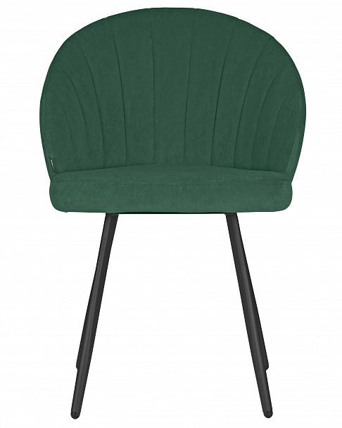 Стул обеденный DOBRIN NAOMI (ЭМАЛЬ ЧЕРНЫЙ МУАР велюр Catania Izumrud) - Вид 6