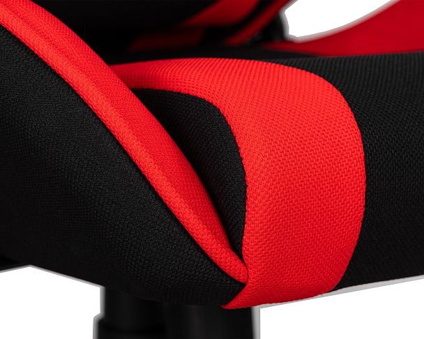 Кресло игровое DOBRIN DALLAS (черно-красная ткань) - Вид 7