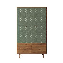 Шкаф трехстворчатый Berber принт 12 арт BB02/Print_12 - Фото предпросмотра