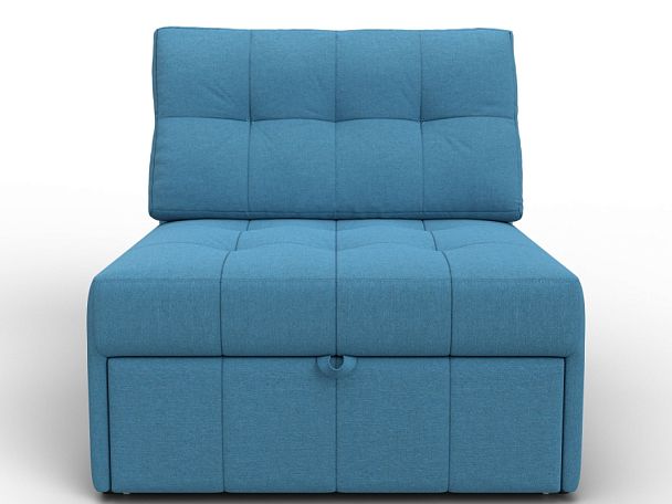 Кресло-кровать Лига-107 (80) Рогожка голубой - Вид 2