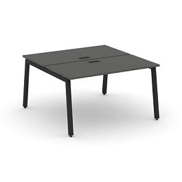 Стайл Проджект Рабочая станция 2-х сторон. SN-5A.DRS-003 Антрацит/Металл Черный 1380*1232*750 - Фото предпросмотра