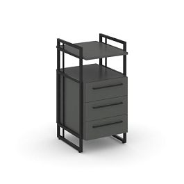 Rift Direct Тумба приставная RF.TPRR-001 Антрацит/Металл Черный 424*500*821 - Фото предпросмотра
