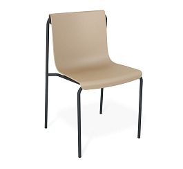 Стул Sheffilton SHT-S178 бежевый/антрацит - Фото предпросмотра