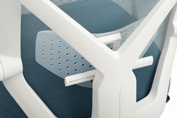 Кресло Oliver RCH W-203AC Белый пластик/Синий - Вид 9