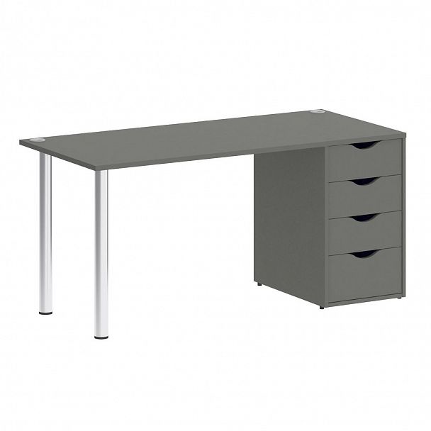 Стол "Home office" VR.SP-3-158.4 металлик - Вид 1