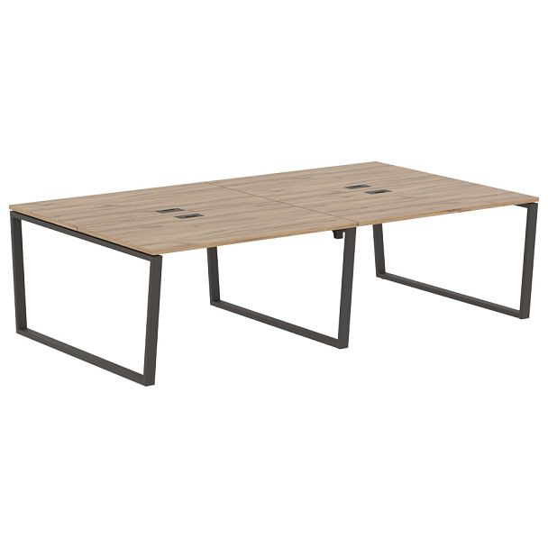 Стол 4-х местный EVWST 2716 Дуб Денвер светлый/Мокко 2726х1606х750 EDIS - Вид 1