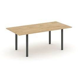 Style Project Direct Direct Стол переговорный SN-6P.SPRG-198.3 Тиквуд Светлый/Металл Антрацит 1980*980*750 - Фото предпросмотра