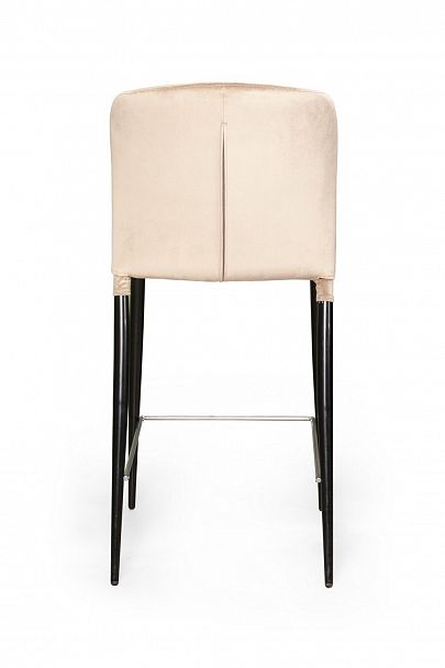 Стул полубарный Albert, бархат бежевый 5/опора конус - Вид 2