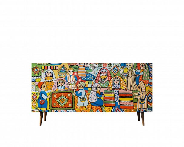 Комод "Berber" с ящиками 1 принт - Вид 4