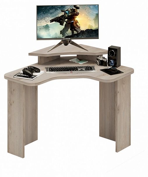 Стол компьютерный Домино Lite СКЛ-ИгрУгл100+НКИЛ-УГЛ Нельсон - Вид 2