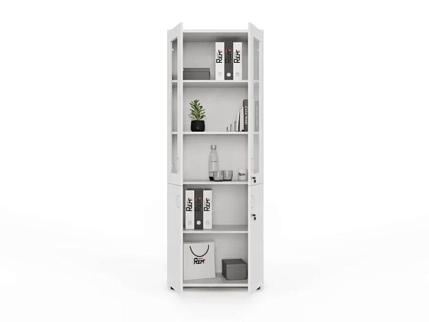 ЛАЙТ / LIGHT RLG041-70x35 Шкаф 4 двери 70x35x183 Белый - Вид 2