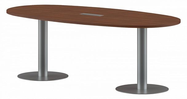 Стол "Imago" ПРГ-3 орех французский/алюминий - Вид 1