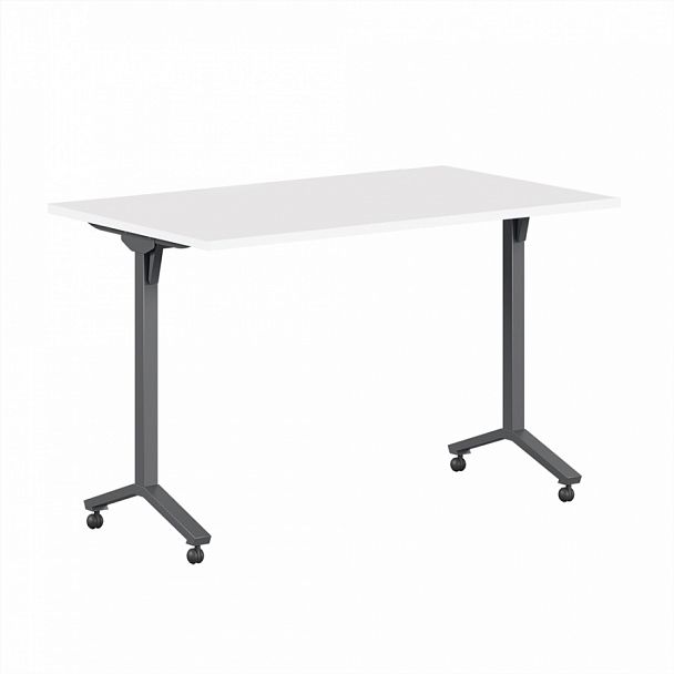 Стол мобильный складной Trend Metal 140x72x75 белый - Вид 1