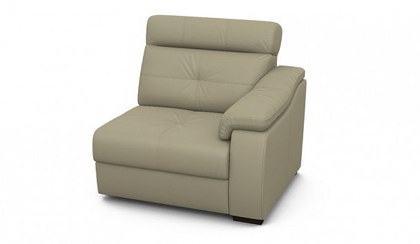 Кресло "Бостон"с правым подлокотником с ящиком - Вид 1