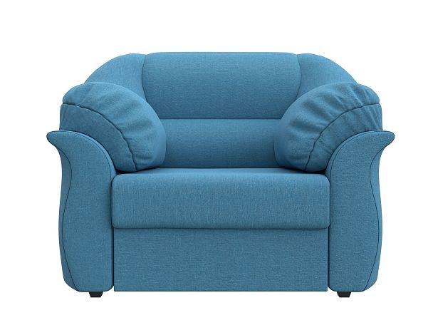 Кресло Карнелла Рогожка голубой - Вид 2