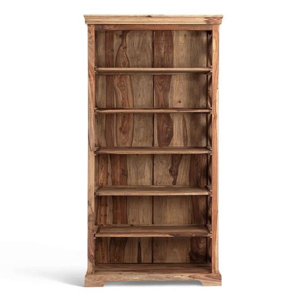 Шкафы для книг (набор 3 шт.) Бомбей-0761A, палисандр, Natural tinted (натуральный тонированный) - Вид 7