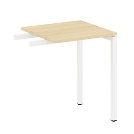 Metal System Quattro Приставной элемент на П-образном м/к 40БП.ПР-1 Акация/Белый металл 600*600*750 - Фото предпросмотра