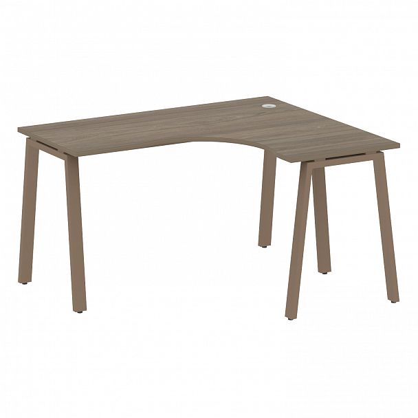 Стол "Metal System" БА.СА-3 вяз/мокко - Вид 1