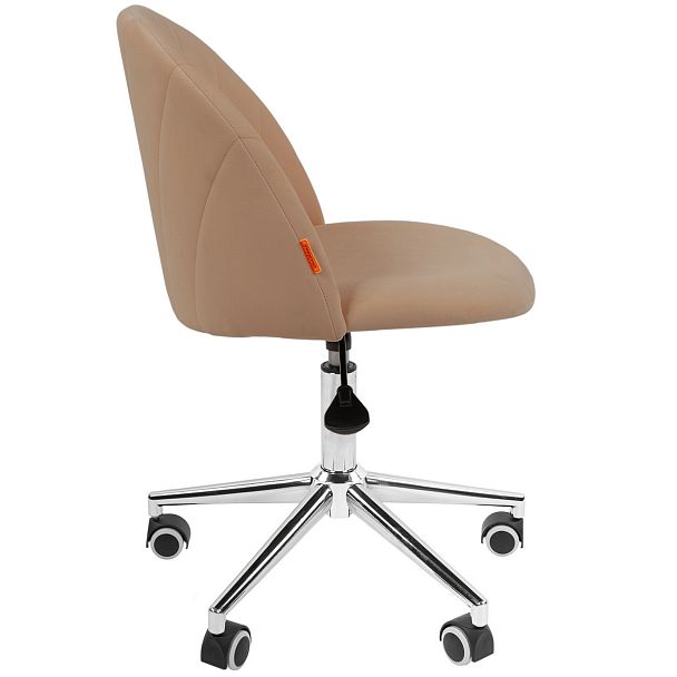 Кресло CHAIRMAN HOME 117, ткань велюр, бежевый - Вид 3